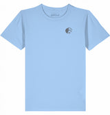 Kids Shirt Isko in Blue Soul – Kinder-T-Shirt aus Bio-Baumwolle mit Stickerei, Produktfoto