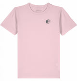 Kids Shirt Isko in Cotton Pink – Kinder-T-Shirt aus Bio-Baumwolle mit Stickerei, Produktfoto