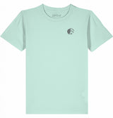 Kids Shirt Isko in Aloe – Kinder-T-Shirt aus Bio-Baumwolle mit Stickerei, Produktfoto
